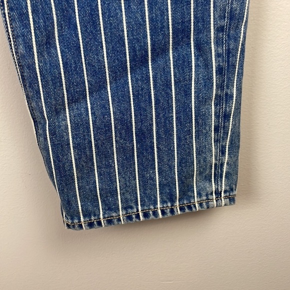 American Eagle Mom Jean Stripe SZ 14 Regular Unique Plus Size - Picture 7 of 14